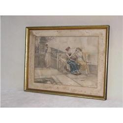 1901 French Print Sku2346 #1582292