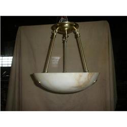 Imperial bronze and alabaster pendant #1582305