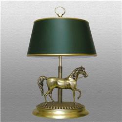 Victorian styled with horse figural  lamp #1582306