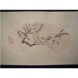 Fine Chinese Fan Painting  #1582339