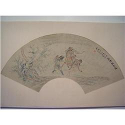fine Chinese Fan Painting #1582343