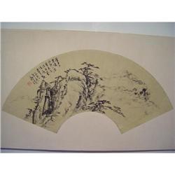 fine Chinese Fan Painting #1582344