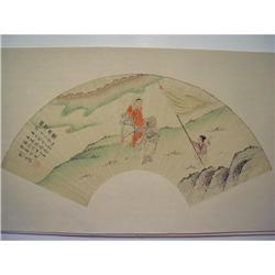 fine Chinese Fan Painting #1582348