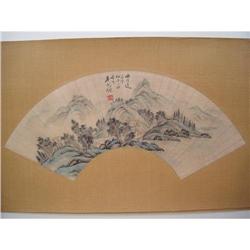 fine Chinese Fan Painting #1582356