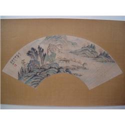 fine Chinese Fan Painting #1582357