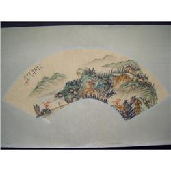 fine Chinese Fan Painting #1582360