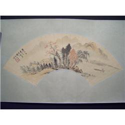 fine Chinese Fan Painting #1582362