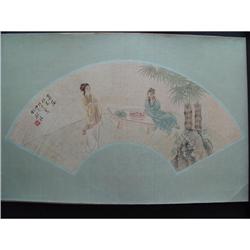 fine Chinese Fan Painting #1582367