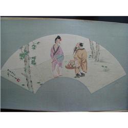 fine Chinese Fan Painting #1582368