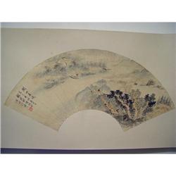 fine Chinese Fan Painting #1582371