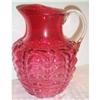 Image 1 : RARE RARE Consolidated Glass Cranberry Pitcher #1591993