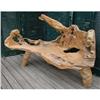 Image 1 : ART TEAK TREE ROOT PRIMITIVE GARDEN BENCH #1592462