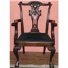 Six Mahogany Chippendale Style Dining Chairs #1601592