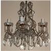 Pair of Italian Crystal Sconces Wall Lights  #1601594