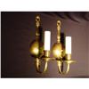 Image 1 : Pair bronze sconces original c.1930.  #1601850
