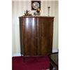 French Alabaster Top Curio Cabinet Inlaid #1601909