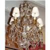 Image 1 : French bronze and Crystal  Chandelier 5L #1601983