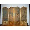 Image 1 : French 4 Paneled Giltwood Screen with Paintings#1602080
