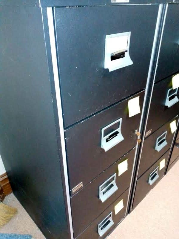 4 DRAWER VICTOR FIREPROOF FILING