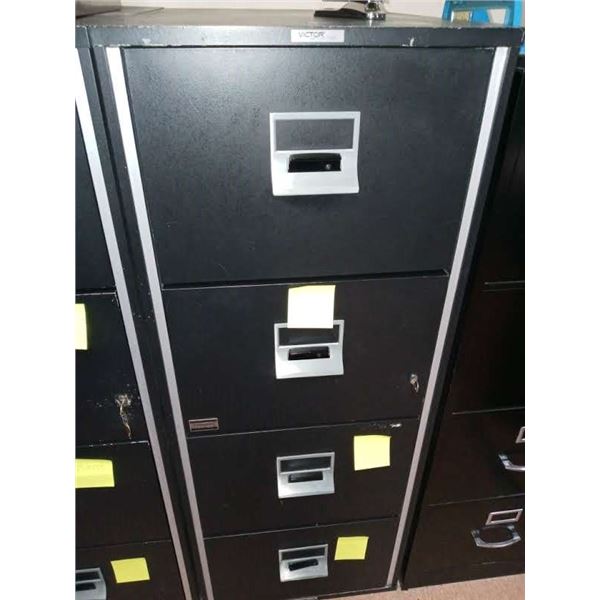 4 DRAWER VICTOR FIREPROOF FILING
