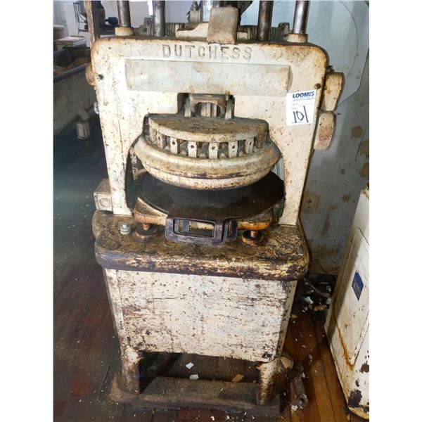 DUTCHESS DOUGH PRESS / CUTTER / DIVIDER