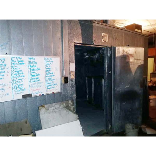 BALLY WALK-IN FREEZER W/ FREEZER UNIT, RUNS