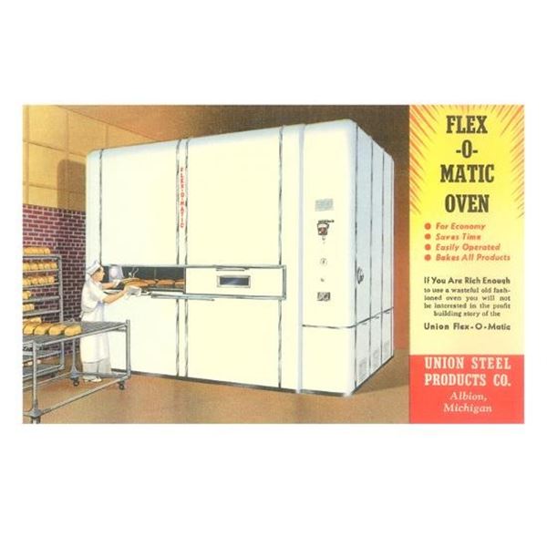 FLEX-O-MATIC 10 SHELF REVOLVING COMMERCIAL OVEN