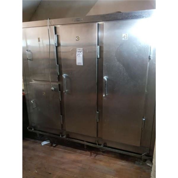 FEDERAL STAINLESS STEEL 4 DOOR COOLER