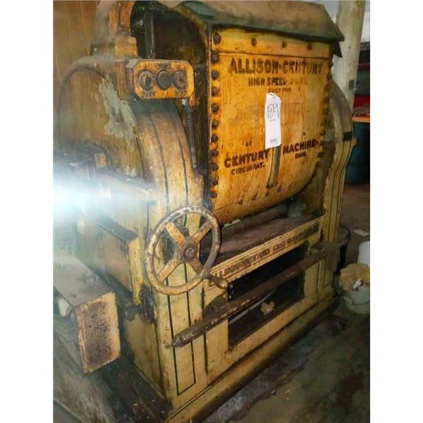 ALLISON CENTURY 2 BARREL HIGH SPEED MIXER / 3 PHASE