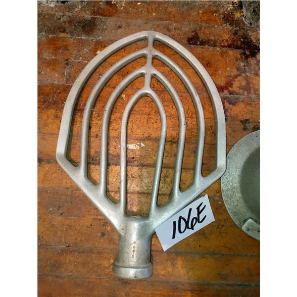 21" X 14" LARGE ALUMINUM MIXING PADDLE, FITS LOT 106 HOBART MIXER