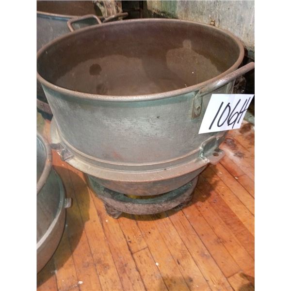 21" X 21" X 19" MIXING BOWL ON CASTORS, FITS LOT 106 HOBART MIXER