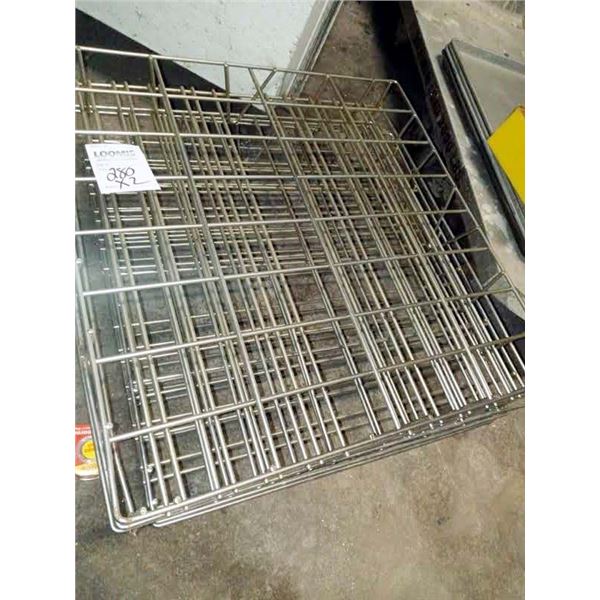 HVY STAINLESS STEEL DISHWASHING MACHINE TRAYS (2)