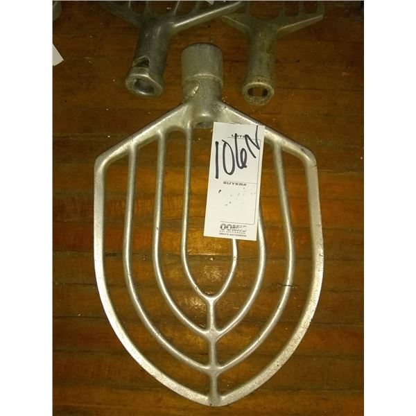 140 QT HOBART FLAT MIXING PADDLE