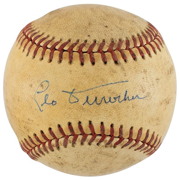 Leo Durocher Signed Baseball