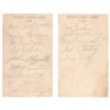 Image 1 : Tony Lazzeri and 1939 Toronto Maple Leafs Signatures