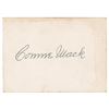 Image 1 : Connie Mack Signature