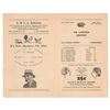 Image 2 : 1933 Basketball Exhibition Program Original Celtics vs New York Renaissance