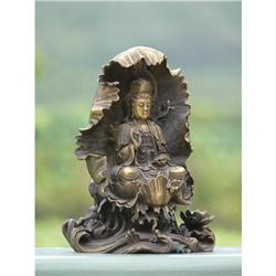 Kwan Yin in Lotus Leaf #1564592