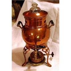 Antique Coffee Samovar Copper and Brass #1564601