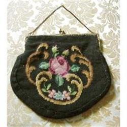 Needlework FLORAL BAG - PURSE  #1564697