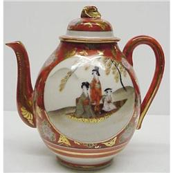 OLD KUTANI - SATSUMA  STYLE TEAPOT #1564724