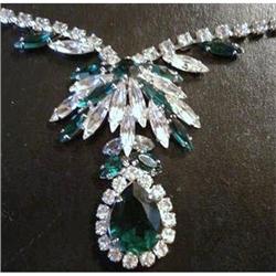 STUNNING RHINESTONE  PENDANT NECKLACE #1564733