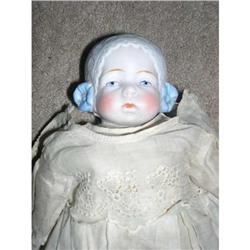 10.5" Bonnet baby Closed Mouth Bisque Doll #1564780