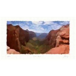 Lithograph "Great Canyon" by Livitin In. #1564788