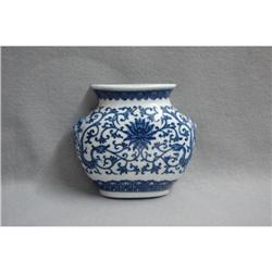 Chinese  blue  and  white  porcelain  wall #1564866