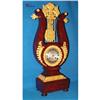 Image 1 : One of a Kind Lyre Mantel Clock with Bronze #1564895