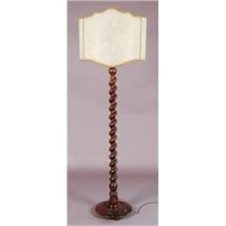 19th c. Italian walnut floor lamp #1565013