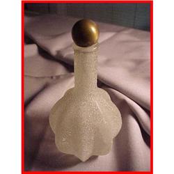 Overshot Glass Perfume/Cologne Bottle #1565082