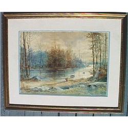 American Sporting Painting of  Deerhunting s/d #1565132