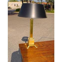 French Empire style brass table lamp  #1565176